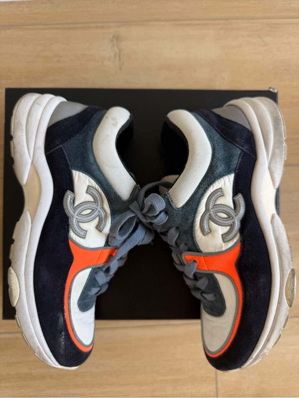 CHANEL 💕 Sneakers OPEN TO OFFERS Size 37 AUTHENTIC!! - Picture 8 of 8